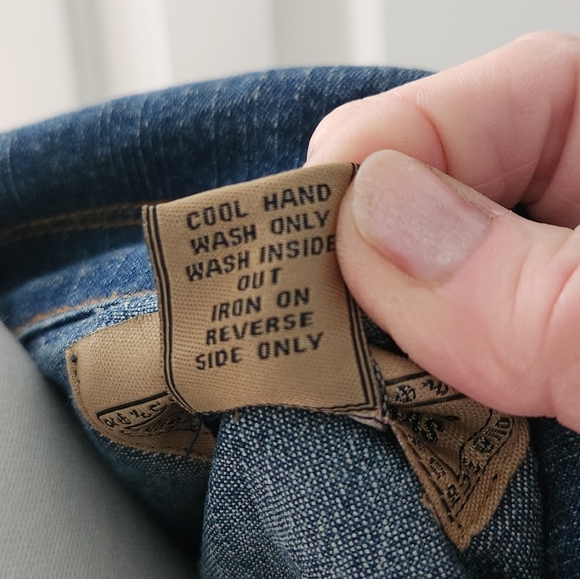 Denim Jacket with Lace Accents - Picture 6 of 7